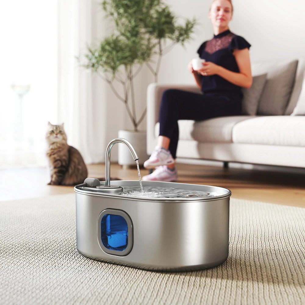 Stainless Steel Pet Water Fountain