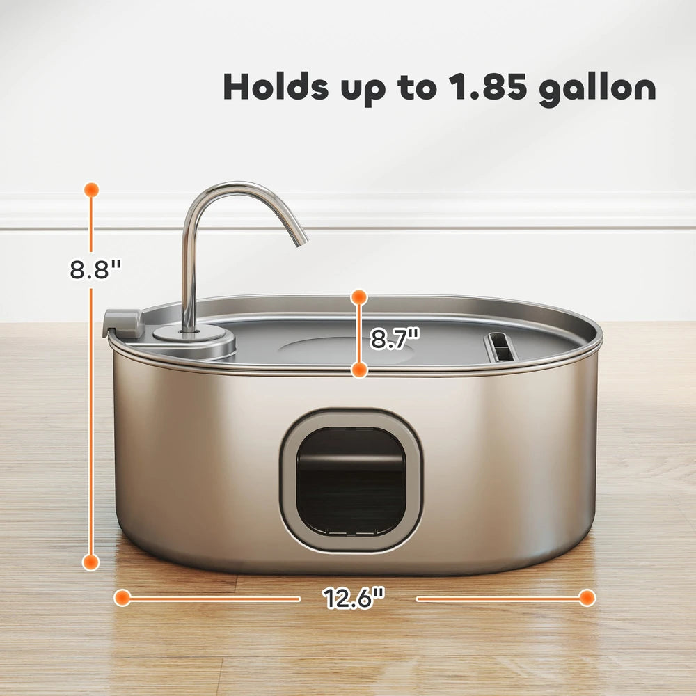 Stainless Steel Pet Water Fountain