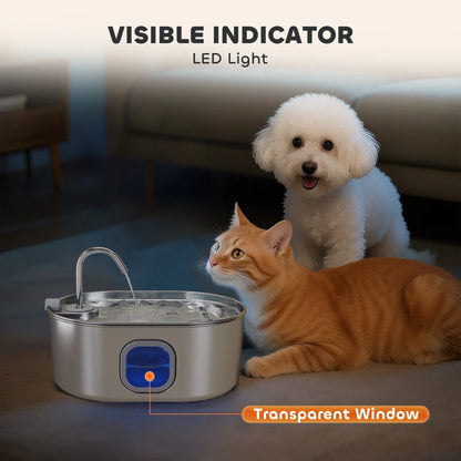 Stainless Steel Pet Water Fountain