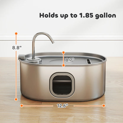 Stainless Steel Pet Water Fountain